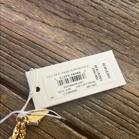 Kate Spade Gold and White Layered Necklace - Picture 3 of 10